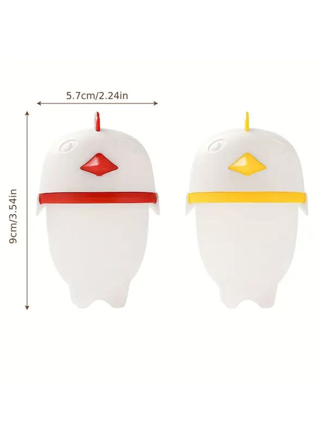 Red Silicone Egg Steamer Mold Multi Functional Non Stick Kitchen Tool For Home Use - Image 3