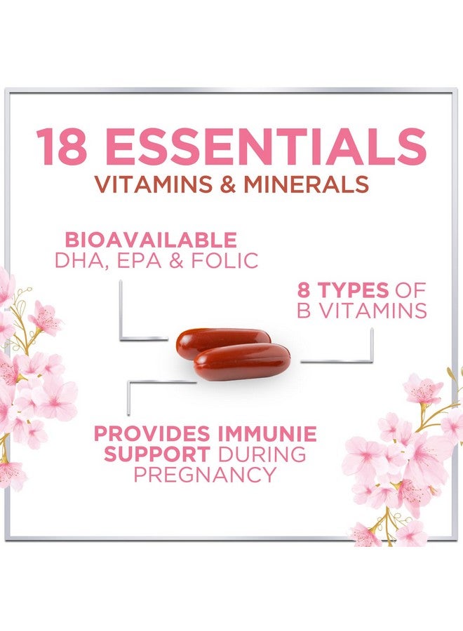 Hello Lovely! Women's Prenatal Multivitamin with Folic Acid + DHA, Essential Prenatal Vitamins with Folate, Omega 3, Vitamin D3, B6, B12 & Iron, Pregnancy Support Supplement for Mom and Baby - 120 Softgels - Image 3