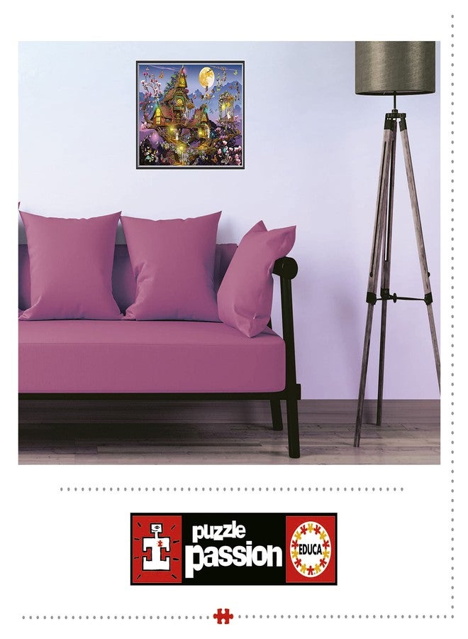 Educa - 500 piece puzzle for adults | Fairy House Includes Fix Puzzle glue. Approximate measurement once assembled: 48 x 34 cm. From 11 years old (19554) - Image 5