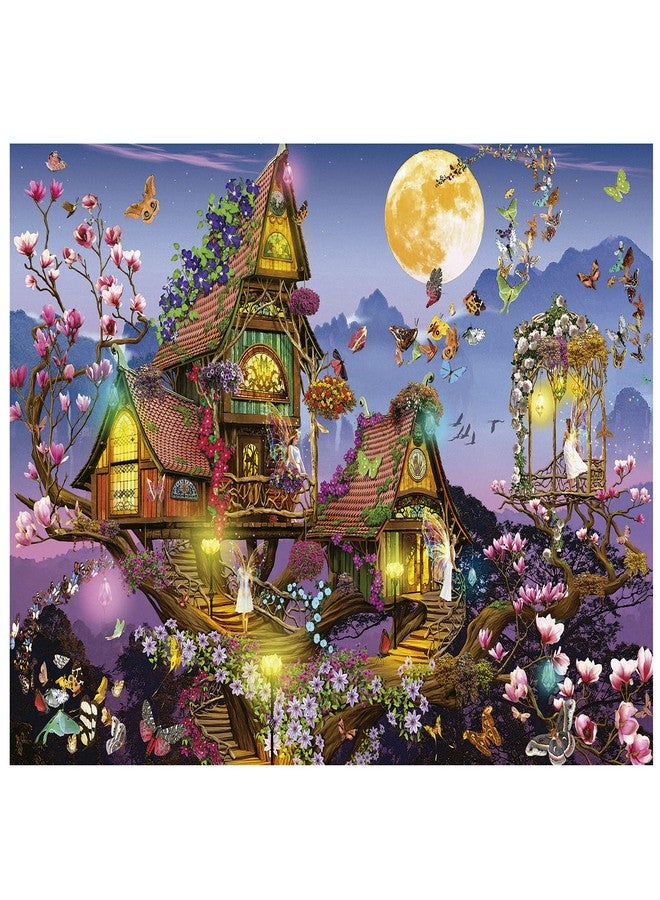 Educa - 500 piece puzzle for adults | Fairy House Includes Fix Puzzle glue. Approximate measurement once assembled: 48 x 34 cm. From 11 years old (19554) - Image 2