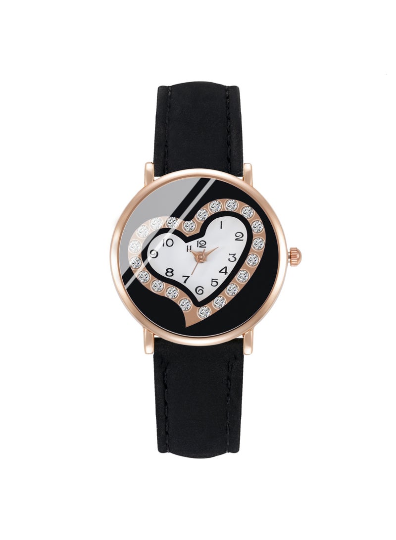 Mark Fairwhale Temperament Love Water Diamond Classic Fashion Women's Watch 