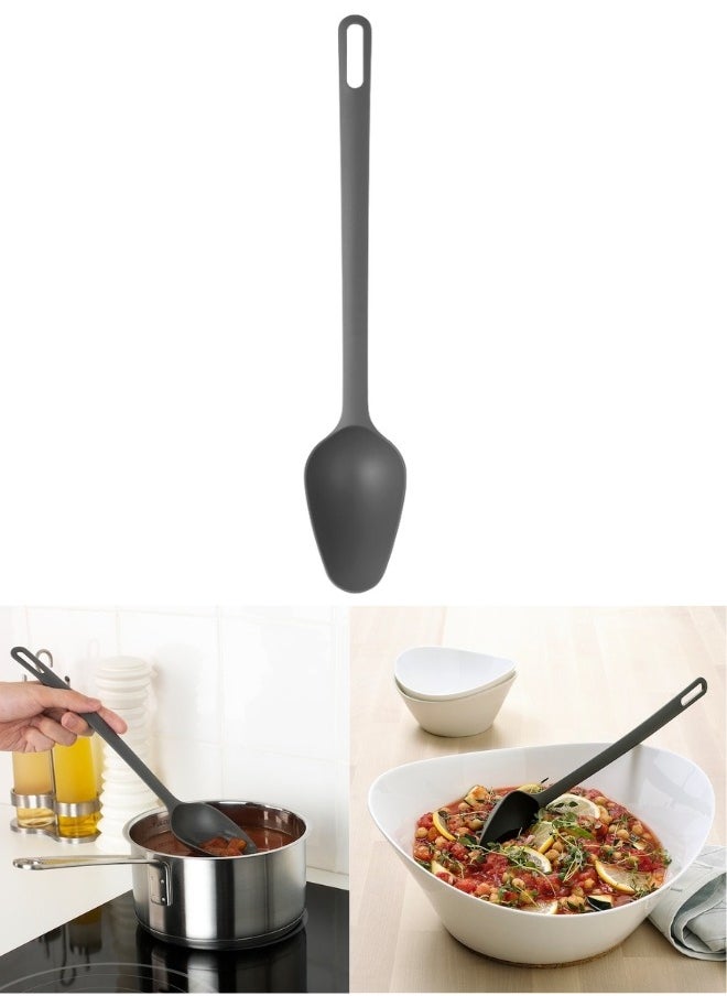 Ikea - Fullandad Silicone Spoon 33Cm (Gray) - Image 1