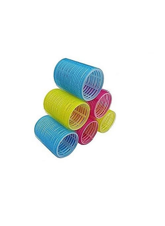 Inaaya Inaaya Hair Roller Curlers Wavy Non Heat Set Of 6 Pieces Random Colour (Pack Of 1)  - Image 1