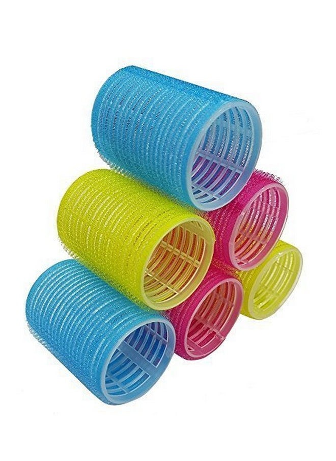 Inaaya Inaaya Hair Roller Curlers Wavy Non Heat Set Of 6 Pieces Random Colour (Pack Of 1)  - Image 4