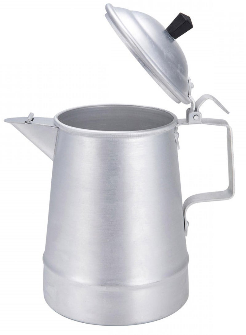 أبوتاير ابريق بكرج من الألومنيوم لغلي القهوة والحليب مع غطاء بعدة مقاسات - Image 3