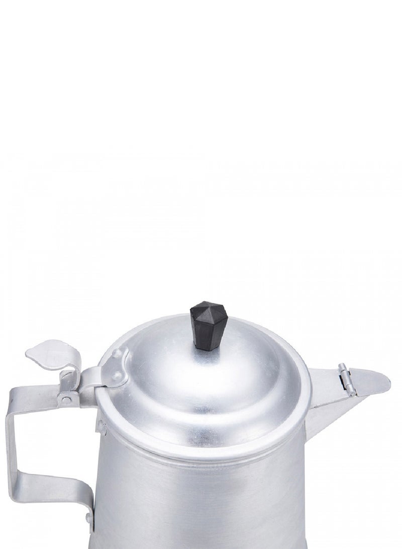 أبوتاير ابريق بكرج من الألومنيوم لغلي القهوة والحليب مع غطاء بعدة مقاسات - Image 4