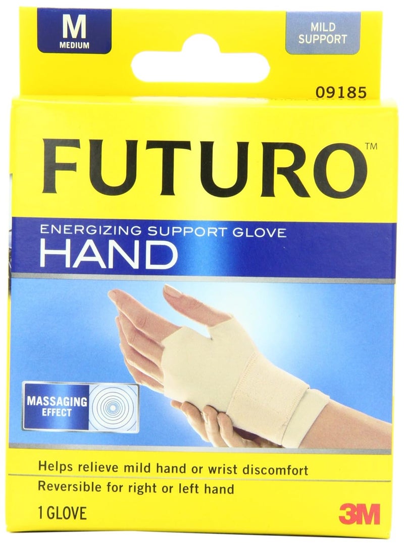 Futuro Energizing Support Glove for Hand and Wrist Relief - Medium Size - Image 1