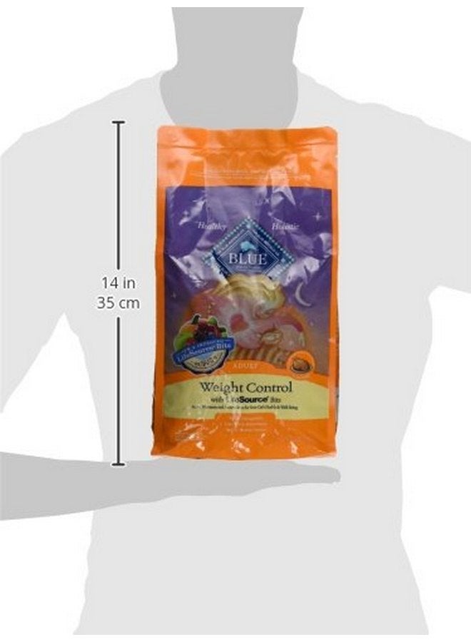 Blue Buffalo Tastefuls Adult Dry Cat Food for Weight Management, Made in the USA with Natural Ingredients, Chicken Recipe, 3-lb. Bag - Image 3