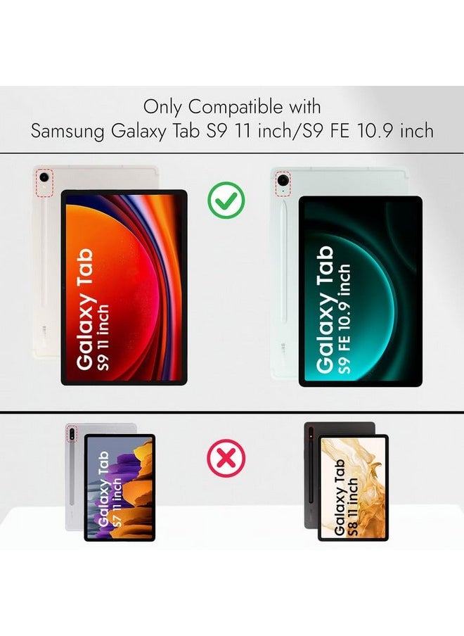 Robustrion - Robustrion Cover for Samsung Tab S9 Cover Case 11 inch, Flip Stand Back Case Cover for Samsung Galaxy Tab S9 Tablet Cover 11 inch [Supports Auto Sleep Wake] - Hippy - Image 1