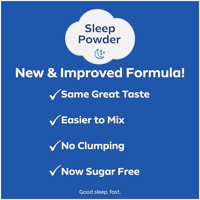 Dream Water Sleep Powder, Sugar-Free, Gluten-Free, Natural Flavors; Blend of 3 Ingredients, GABA, 5mg Melatonin, 5-HPT; Snoozeberry Flavor 10ct - Image 2