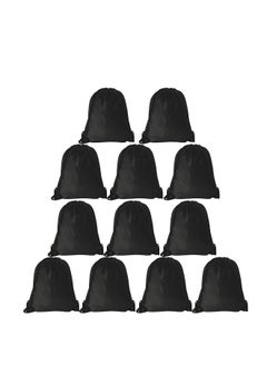 Generic 24 Pack Drawstring Bags, Cinch Bags for Gym, Beach, Hiking, and Kids' Parties, Fashionable Drawstring Backpack for Various Activities  - Image 1