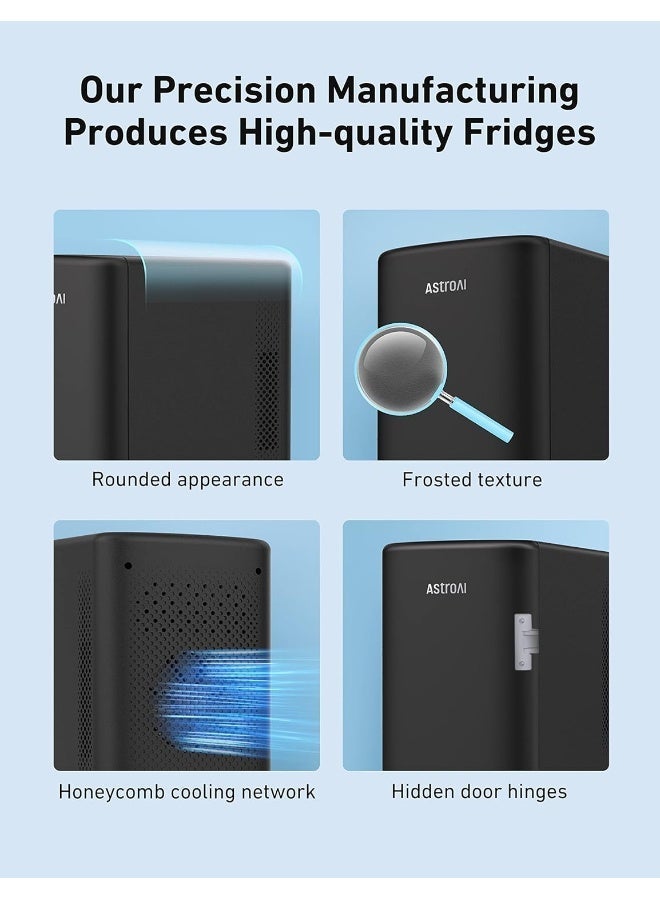 أسترواي AstroAI 6L ثلاجة صغيرة للسيارات والمنزل ، مبرد كهربائي محمول ودفئ ، ثلاجة سيارة 12V / 230V للمشروبات والوجبات الخفيفة - Image 5