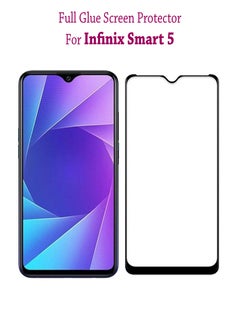 ماركة غير محددة واقي شاشة زجاجي مقوى لهاتف Infinix Smart 5 أسود  - Image 1