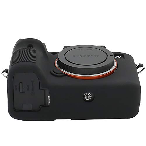 Yisau Case for Sony A7 iii, Professional Silicone Rubber Case Cover Coverable Protective for A7 iii A7r iii a73 a7R 3 Camera + Microfiber Cloth (Black) - Image 3