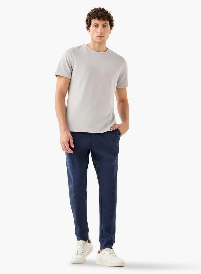 Iconic Popcorn Textured Regular Fit T-shirt