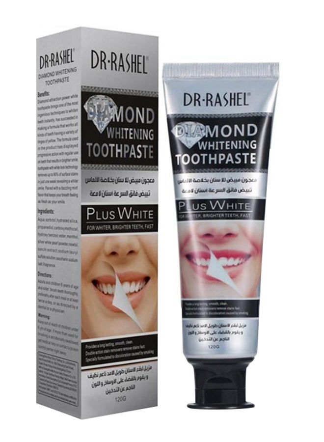 DR. RASHEL Diamond Whitening Toothpaste White 120grams