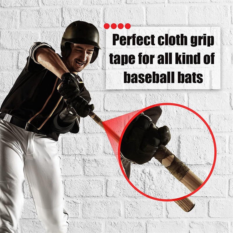 2PCS Hockey Tape Multipurpose Cloth Tape Roll for Lacrosse Baseball & Softball Bats, Rackets, Pullup Bars, Gardening Tools, Easy Tear Over Grip - Multi Sport Handle Tape - Sports Gift - Image 5