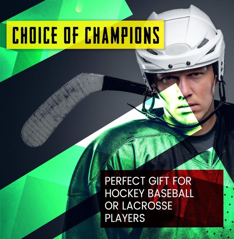 2PCS Hockey Tape Multipurpose Cloth Tape Roll for Lacrosse Baseball & Softball Bats, Rackets, Pullup Bars, Gardening Tools, Easy Tear Over Grip - Multi Sport Handle Tape - Sports Gift - Image 3