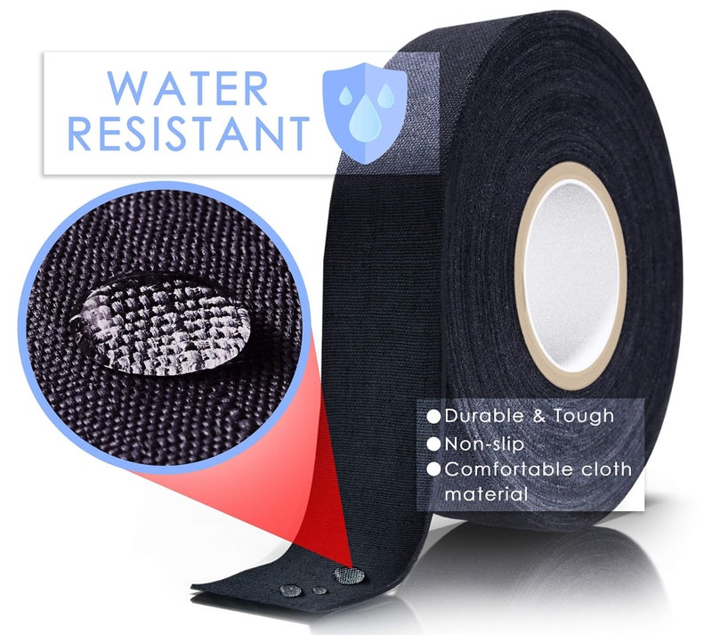 2PCS Hockey Tape Multipurpose Cloth Tape Roll for Lacrosse Baseball & Softball Bats, Rackets, Pullup Bars, Gardening Tools, Easy Tear Over Grip - Multi Sport Handle Tape - Sports Gift - Image 2