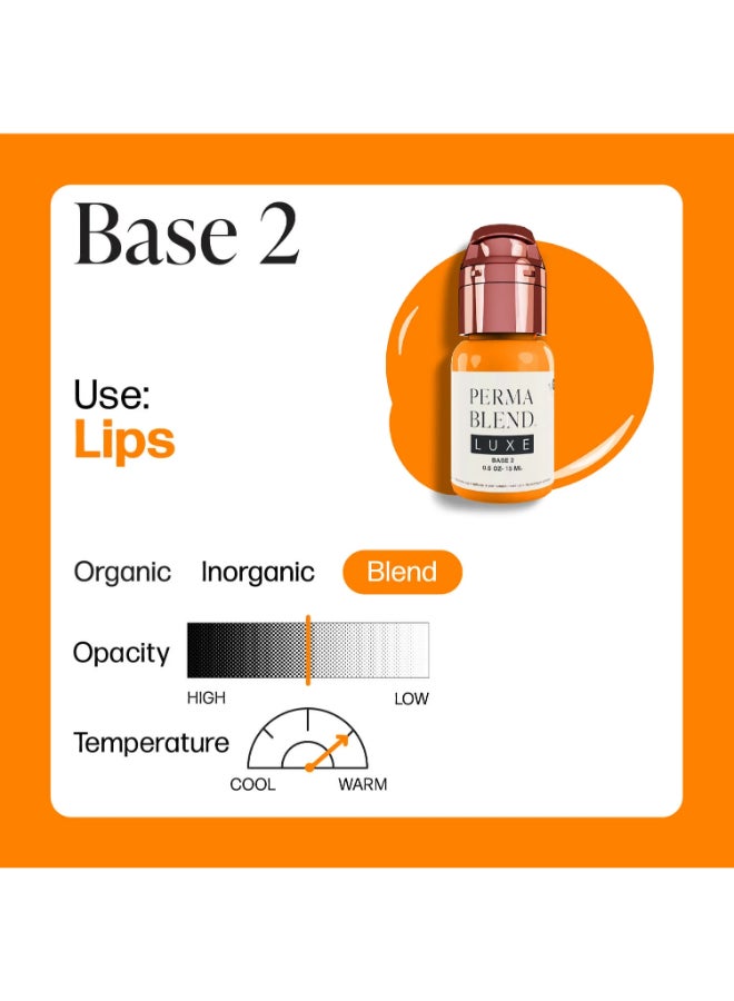 Perma Blend Luxe Lip Pigment – Base-2 15Ml Vegan Semi Permanent Makeup Pigment Lxcb21/2-S - Image 2