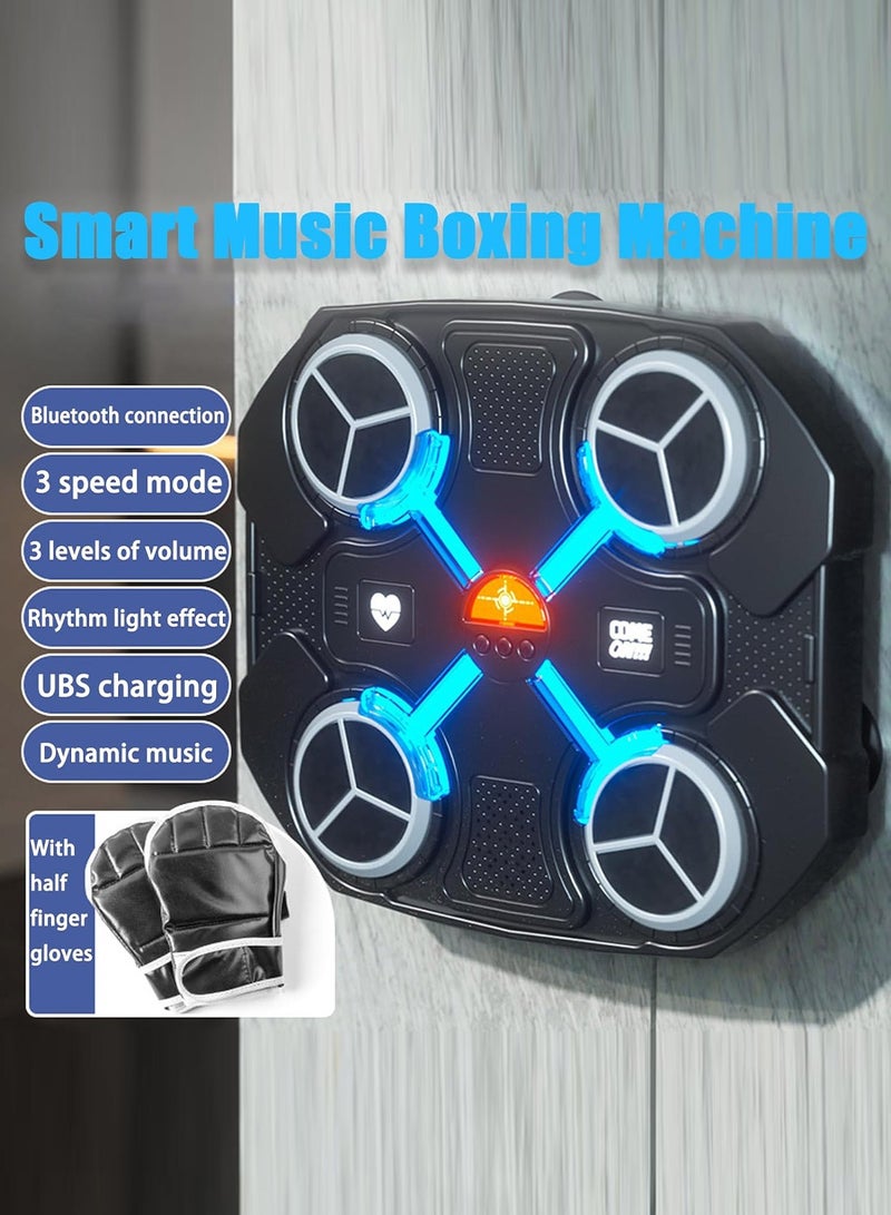 MaBaby Music Boxing Machine for Adults and Kid, Home Wall Mount Music Boxer, Electronic Smart Agility Training Boxing Target Punching Equipment Pads, Gear Boxing Machine - Image 5