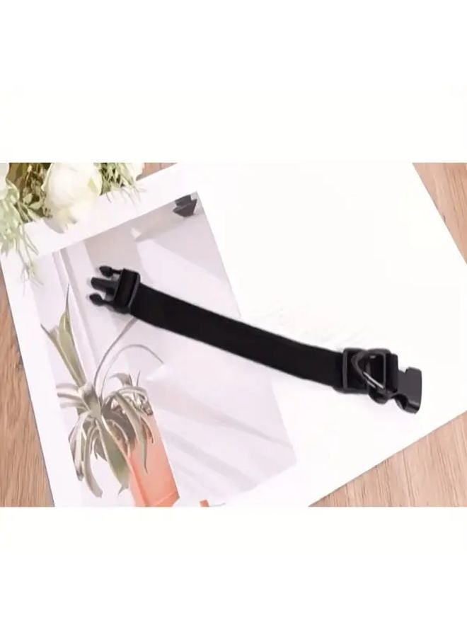 Black Heavy Duty Adjustable Retractable Organizer With 3 Hole Buckle System For Workshop - Image 1