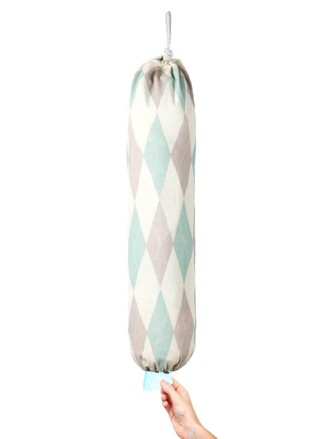 TOGETRUE Plastic Bag Holder, Wall Mount Plastic Bag Organizer Dispenser, Heavy Duty Grocery Bag Storage Holder, Hanging Shopping Bag Holder for Home Kitchen Camper (Diamond Pattern) - Image 1