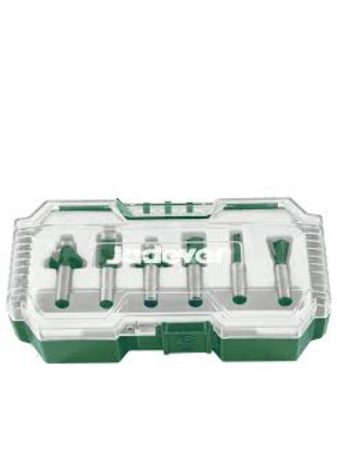 JADEVER ROUTER BITS SET DIA:8MM 6PCS JDRKSR0108 - Image 2