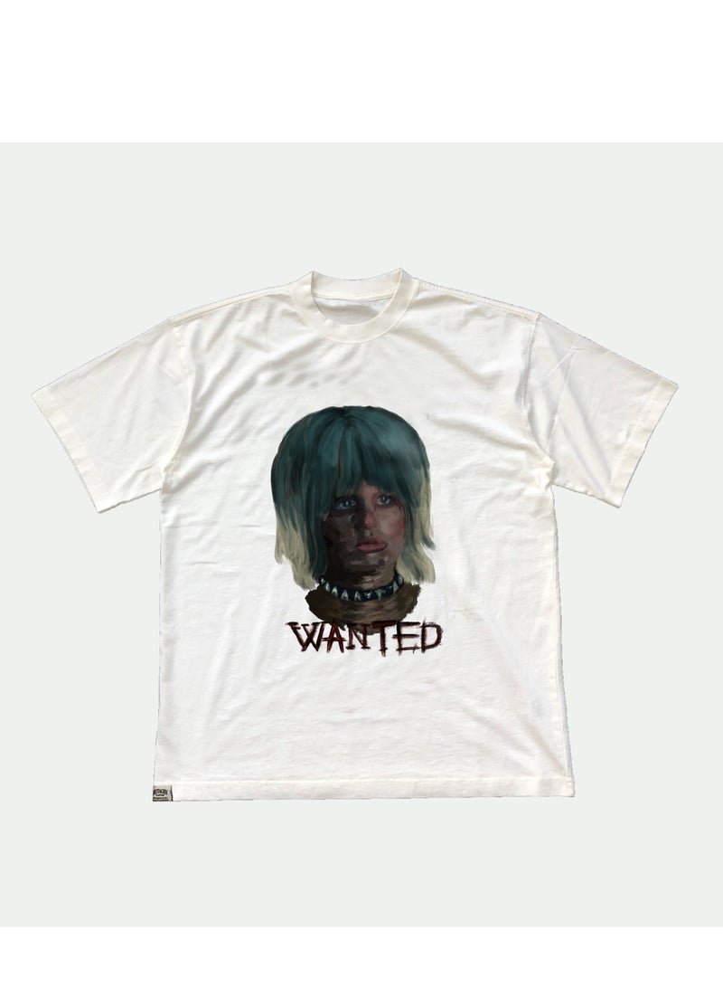 mutagen Replicant Portrait Print washed T-shirt - Image 1