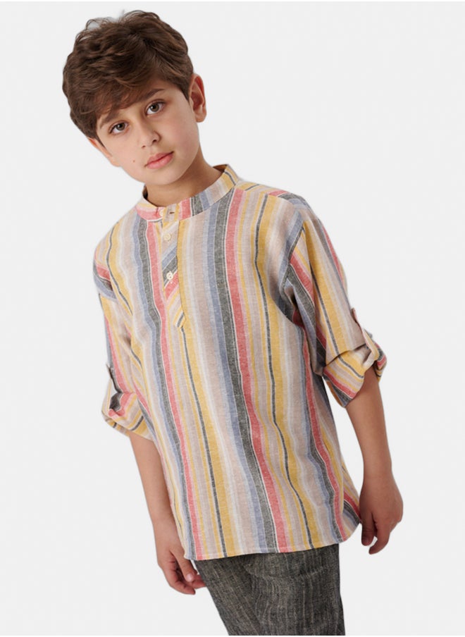 Jodi Mini - Spanish Stripped Shirt - Image 1
