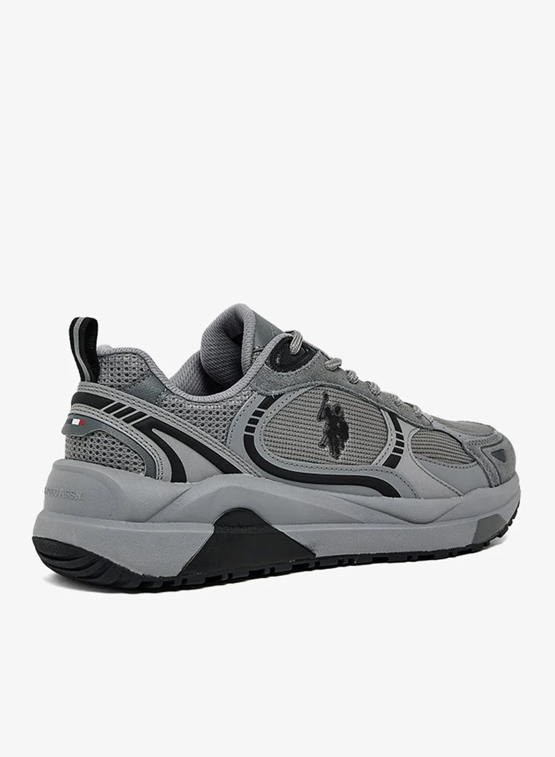 U.S. Polo Assn. GREY MEN LIFESTYLE COMFORT SNEAKERS for Men | Best Price UAE
