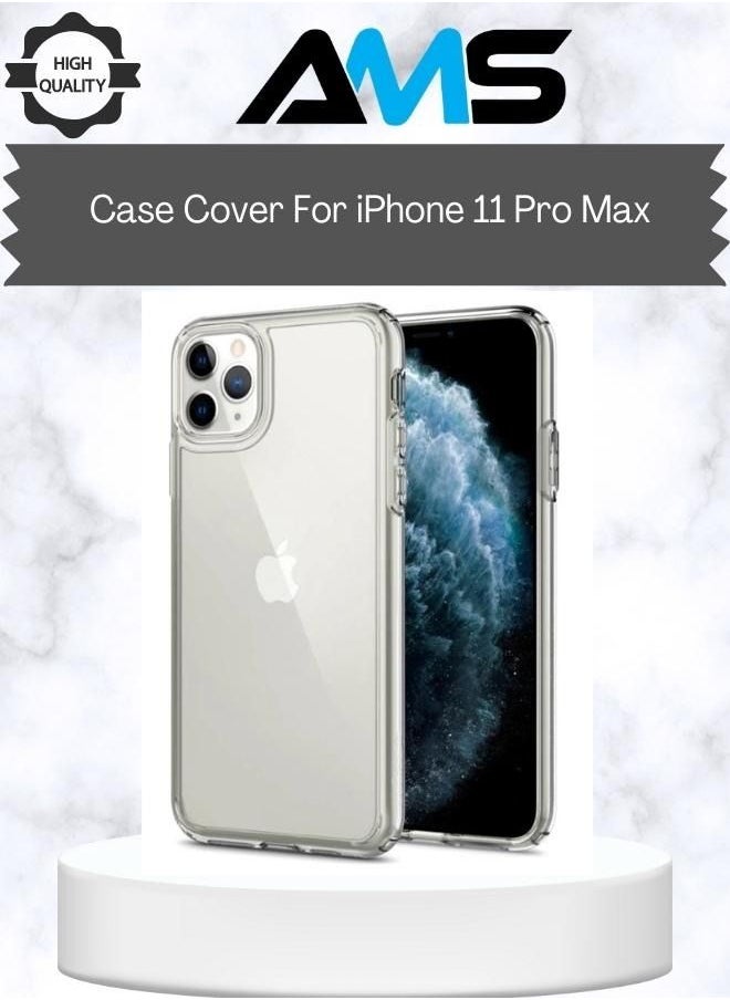 AMS Protective Case Cover For Apple iPhone 11 Pro max Clear  - Image 1