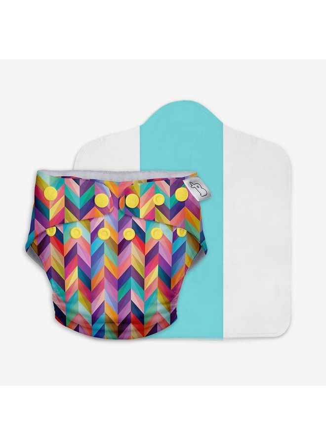 Superbottoms Pack Of 2 Cloth Diapers For Babies And Xtrahydrating™ Wipes72 Packfreesize Washable & Reusable Waterproof Adjustable Cloth Diaper For Babies From 517Kgs;Diaper With 2 Dry Feel Pad - Image 4