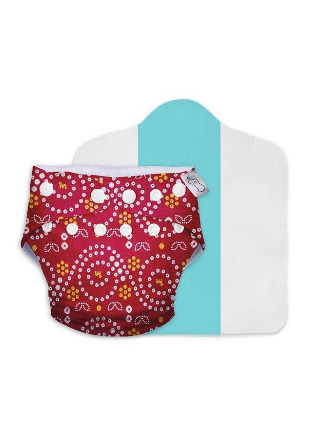 Superbottoms Pack Of 2 Cloth Diapers For Babies And Xtrahydrating™ Wipes72 Packfreesize Washable & Reusable Waterproof Adjustable Cloth Diaper For Babies From 517Kgs;Diaper With 2 Dry Feel Pad - Image 3