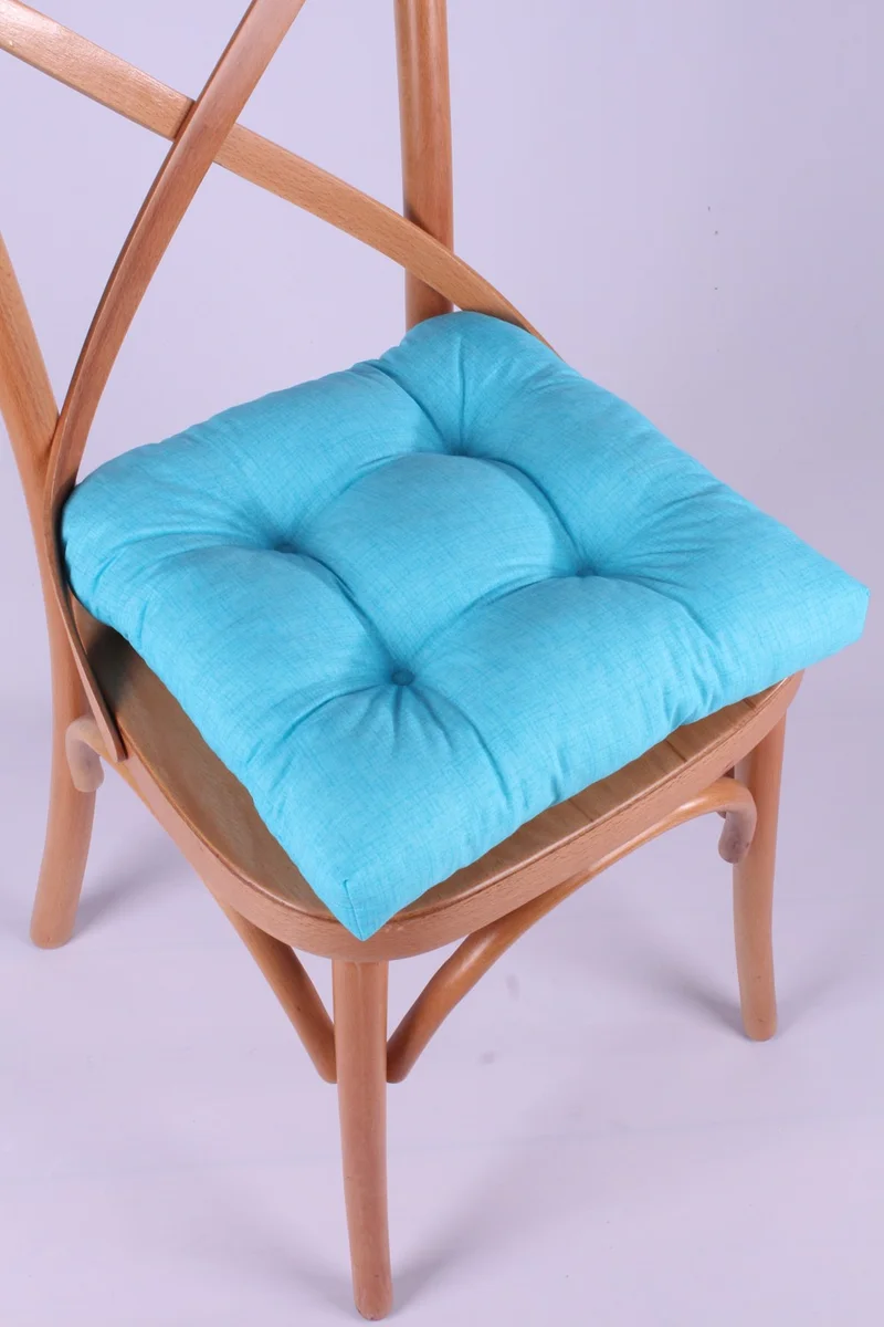 Altın Pamuk Gold Cotton Lina Pofidik Chair Cushion Specially Stitched Laced 40X40CM