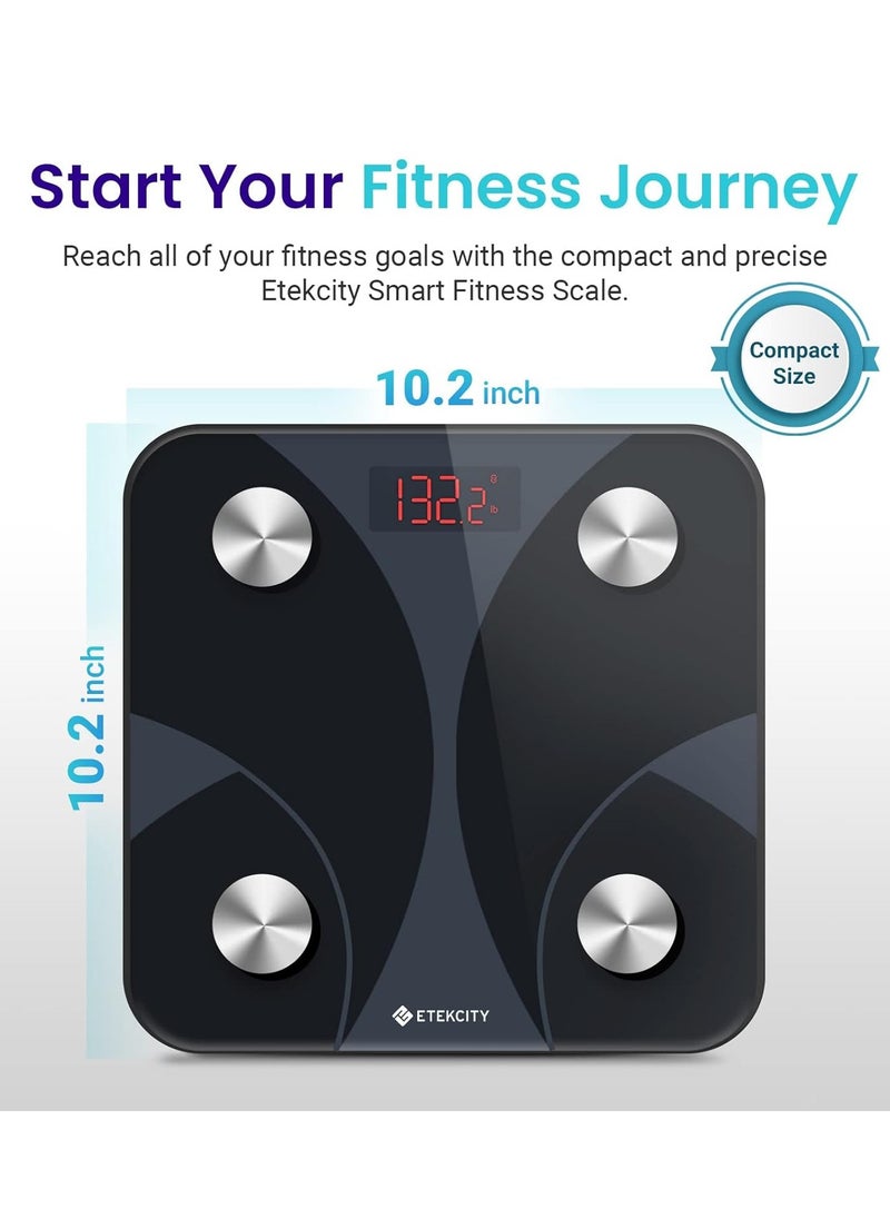 Smart Scale C1 with Bluetooth, Body Fat Scale, Wireless Digital Bathroom Scale, 12 Measurements, Weight/Body Fat/BMI, Fitness Body Composition Analysis, Black/White, lbs/kg - pzsku/ZDFC40157A65AD4869313Z/45/_/1728493343/3444f54e-f8f2-4b92-8ab2-4b3f6267bf25