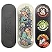 SPITBOARDS 34mm Fingerboard Deck Real Wood 5Layers Classic Popsicle Street Shape Size 34 x 96 mm Single Graphic Deck Real Wear Optimized Concave Monster Party - Image 3