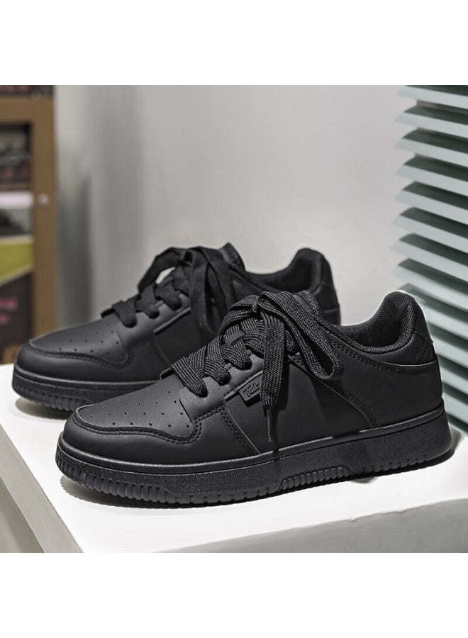 Talking Tom Uni Youth Sports Outdoor Casual Simple Fashion Classic Sneakers Pure Black Size 37 - Image 1