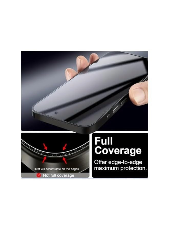 PROMASS [5 In 1] Privacy Screen Protector, Back Protector And Camera Lens Protector For iPhone 14, 15, Plus, Pro, Pro Max, Tempered Glass, [2+2+1 Packs] (iPhone 15 Plus) - Image 2