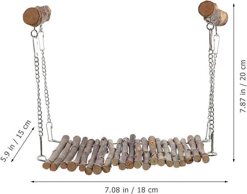 Small Animal Swing Hammock Bed for Rabbits and Hamsters, Hanging Sleeping Nest, Comfortable Pet Accessory for Small Animals and Rodents - Image 2