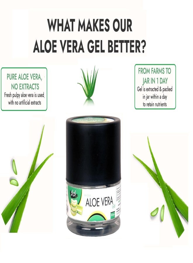 LELE aloevera Gel for face and Body | Natural Pure & Organic | Hydrating, Moisturizing, Soothing Skin | Multipurpose Gel pack of 200gm. (medium 200gm, Aloe Vera) - Image 4