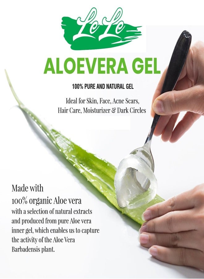 LELE aloevera Gel for face and Body | Natural Pure & Organic | Hydrating, Moisturizing, Soothing Skin | Multipurpose Gel pack of 200gm. (medium 200gm, Aloe Vera) - Image 3