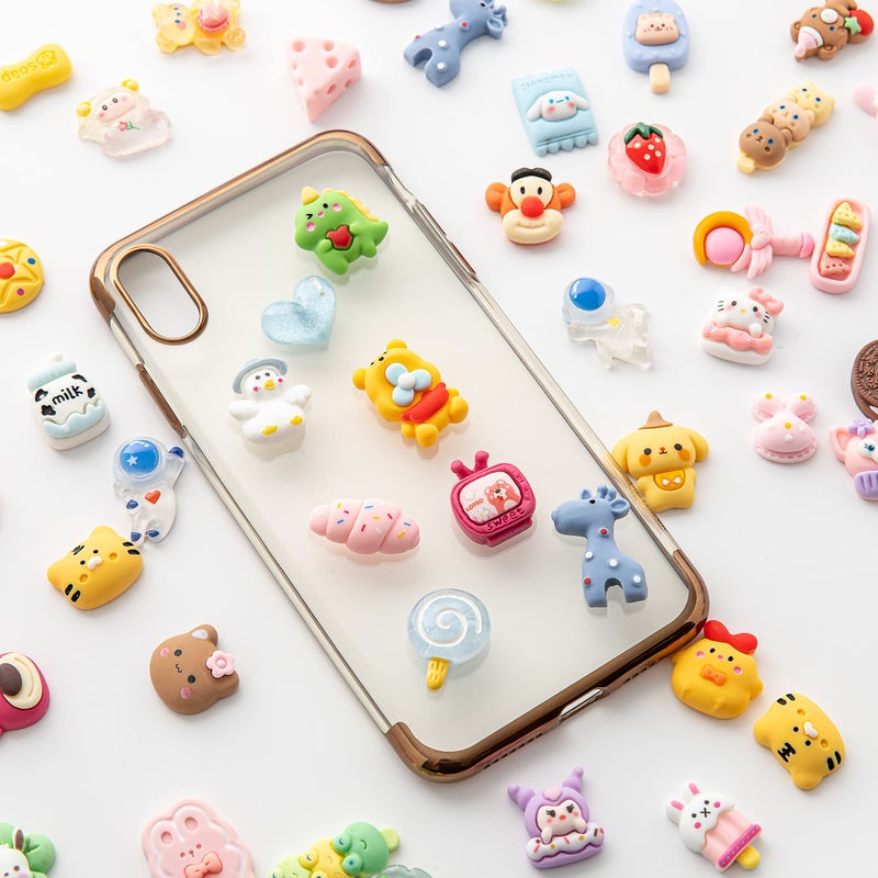 LEEXINLUU Slime Charms Cartoons Charms Cute Set - Mixed Lot Assorted Kawaii Charms Resin Flatback for DIY Crafts Making,Decorations,Scrapbooking,Embellishments,Hair Clip 25pcs - Image 5