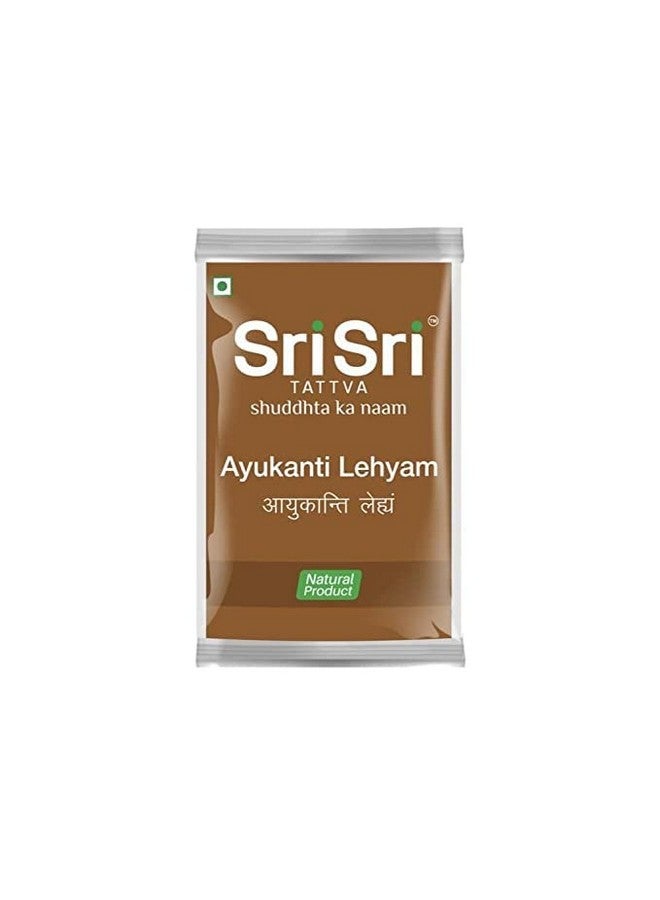 Lichie Sri Sri Tattva Ayukanti Lehyam - Natural Product, 5.5g with Free Desi Khajana Herb(3 count)
