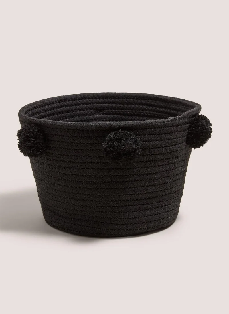 Matalan Black Rope Storage Basket