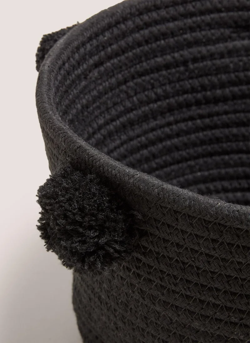 Matalan Black Rope Storage Basket