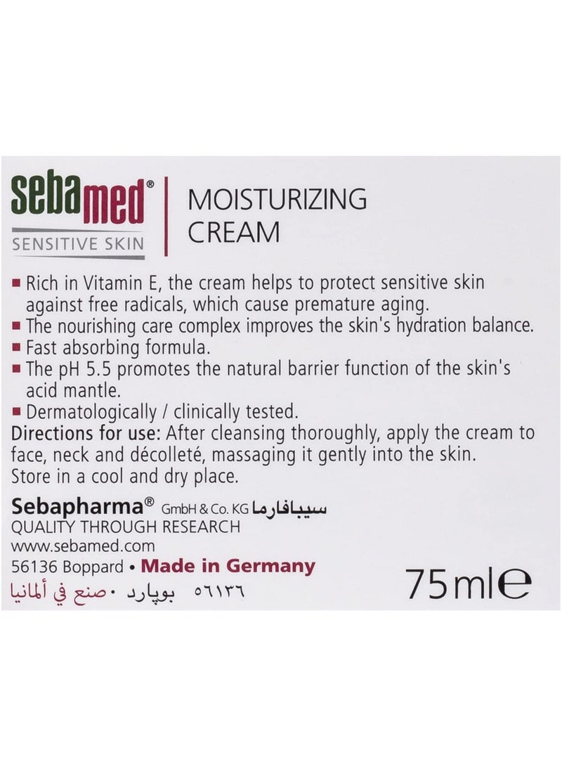 Sebamed Normal to Dry Skin Moisturizing Cream 75ml - Image 3