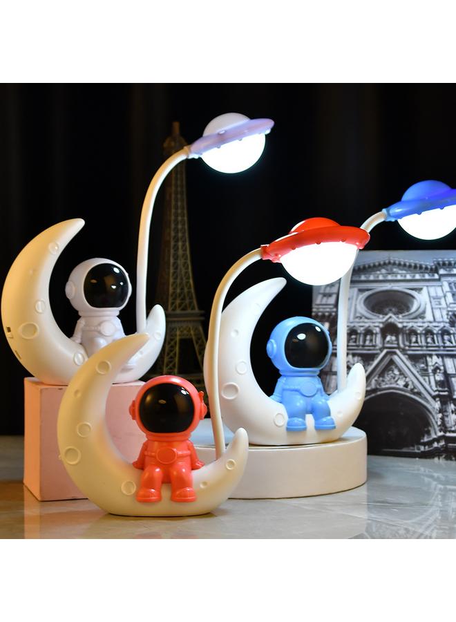 Bluejw New Desktop Rechargeable Table Lamp USB Cartoon Eye Protection Learning Small Table Lamp Dormitory Bedside Lamp - Image 1