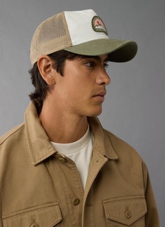 American Eagle Logo Twill Trucker Cap  - Image 4