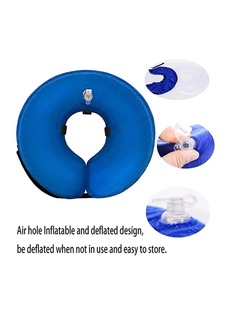Generic Soft Dog Cone Collar for Large Medium Small Dogs and Cats After Surgery Inflatable Neck Donut Cat E Recovery Alternative  - Image 4